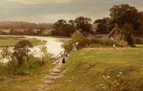 Hampshire Landscape, 1876, James Aumonier