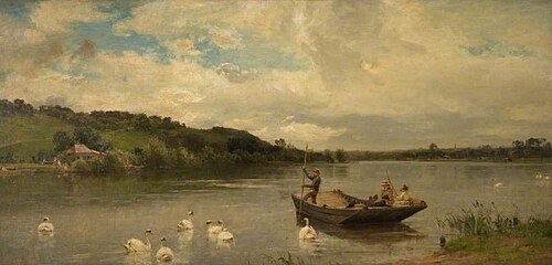 Thames Scene, 1880, James Aumonier