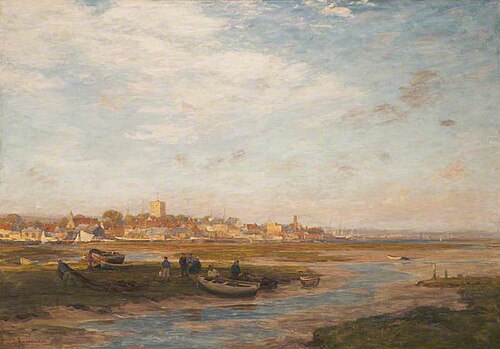 When the Tide is Out, 1895, James Aumonier