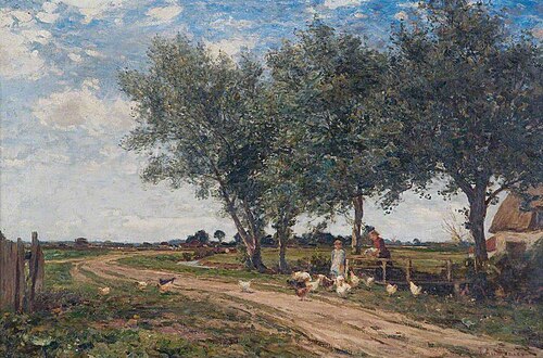 Near Old Leake, Lincolnshire, , James Aumonier