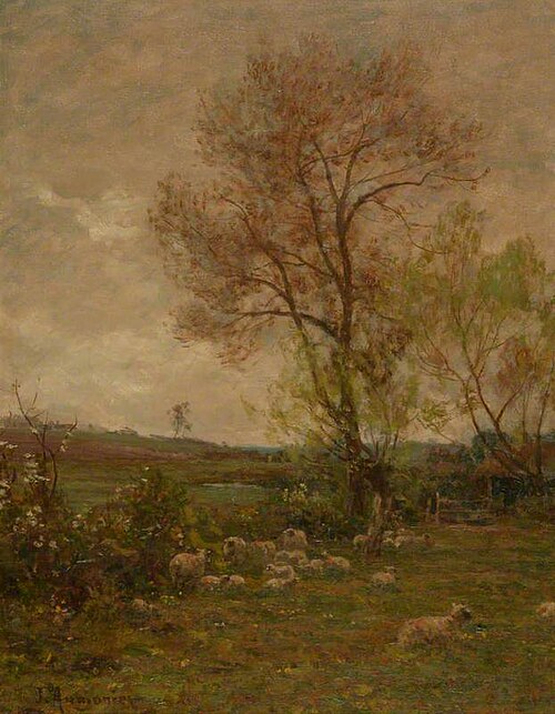Landscape with Sheep, , James Aumonier
