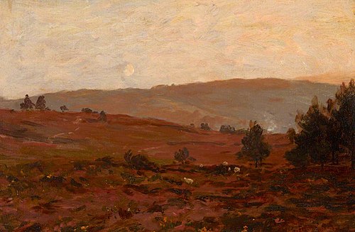 Misty Sunrise, 1881, James Aumonier
