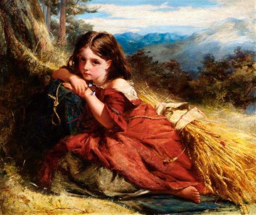The Arrochar Gleaner, 1862, Robert Herdman