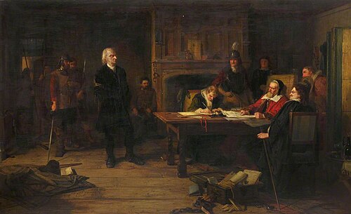 A Conventicle Preacher before the Justices, 1874, Robert Herdman