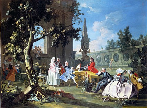 Concert in a Garden, 1750, Filippo Falciatore