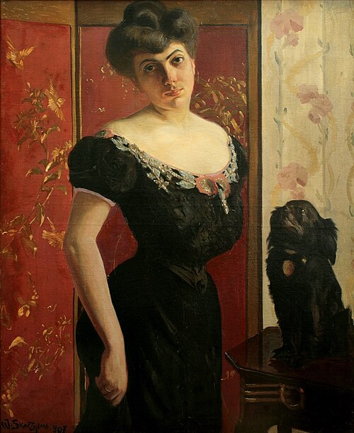Portret kobiety, 1907, Władysław Skoczylas