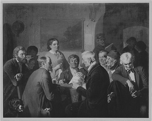 In der Wirtsstube, 1862, Reinhard Sebastian Zimmermann