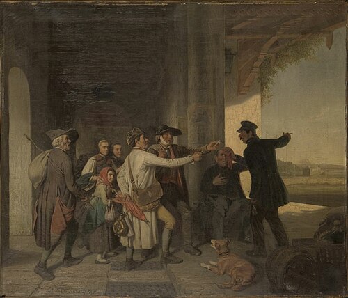 Too Late for the Cars, 1855, Reinhard Sebastian Zimmermann