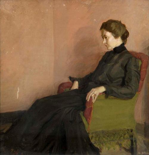 Grace Canedy, the artist's first wife, 1904, Harold Gilman