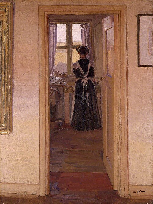 The Kitchen, 1908, Harold Gilman