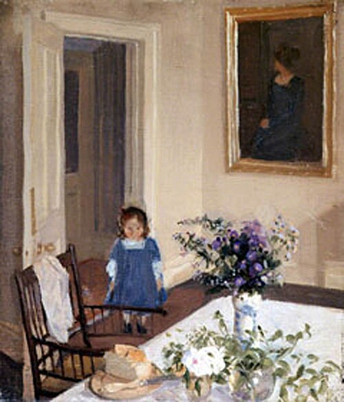 Interior, 1907, Harold Gilman
