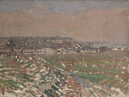 Dieppe from the West, 1910, Harold Gilman