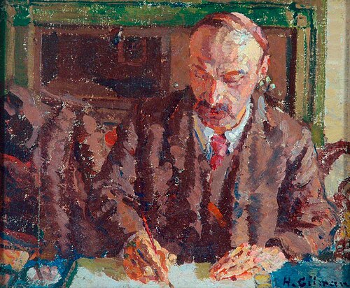 Portrait of a Man, 1910, Harold Gilman