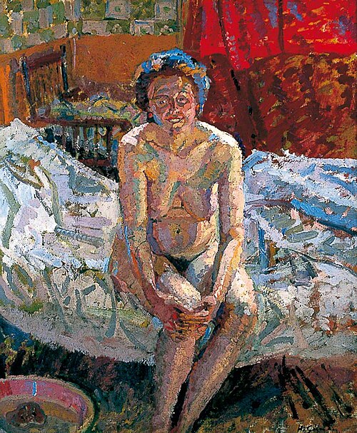 Interior with Nude, 1911, Harold Gilman