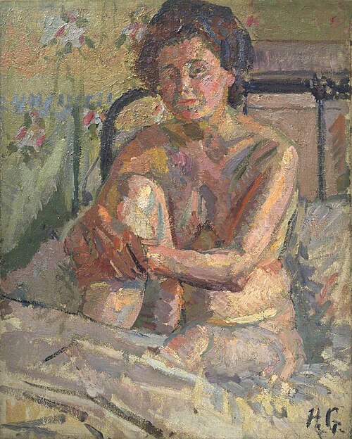 Nude on a Bed, 1911, Harold Gilman