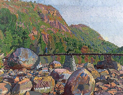 The Mountain Bridge, 1913, Harold Gilman