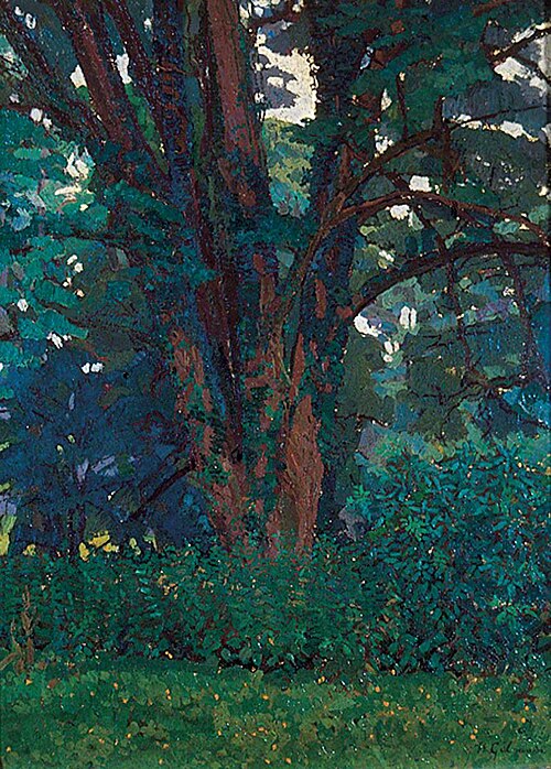 In Gloucestershire, 1916, Harold Gilman