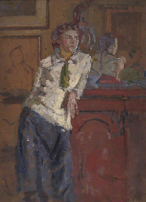 The White Jumper, , Harold Gilman