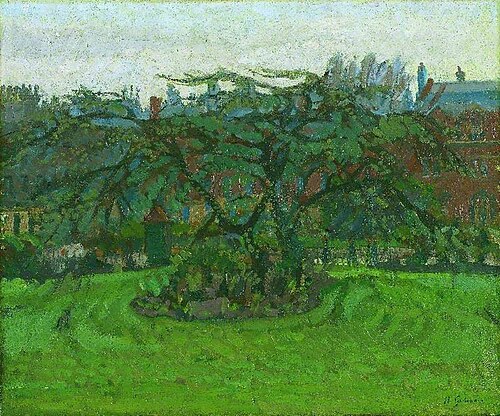 Clarence Gardens NW, London, 1912, Harold Gilman