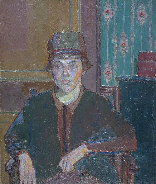 Portrait of a Lady (Miss Fletcher), , Harold Gilman