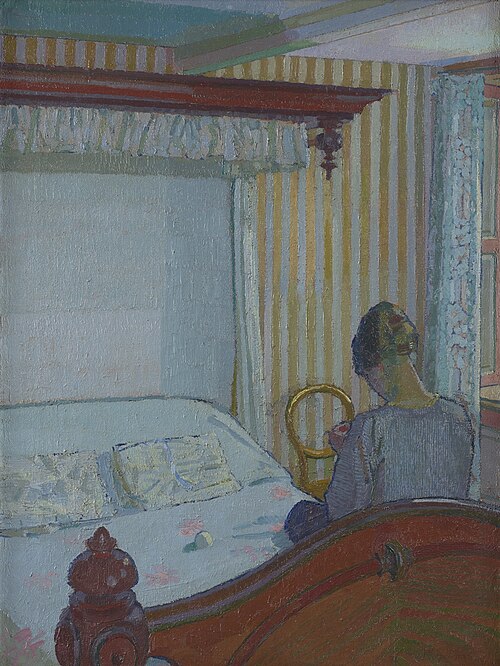 Interior, 1917, Harold Gilman