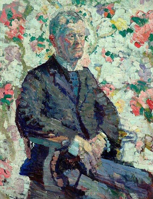Portrait of a Man, 1913, Harold Gilman