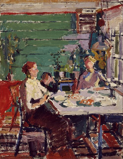 Interior Scene, Possibly in Norway, 1912, Harold Gilman