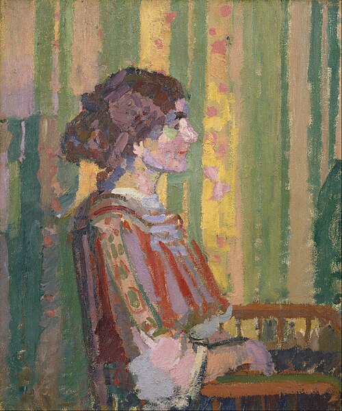 Stanislawa de Karlowska (Mrs. Robert Bevan), 1913, Harold Gilman
