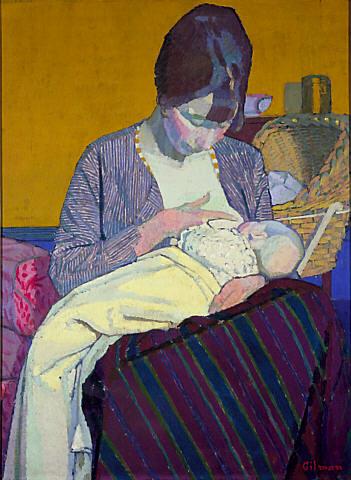 Mother and Child, 1918, Harold Gilman