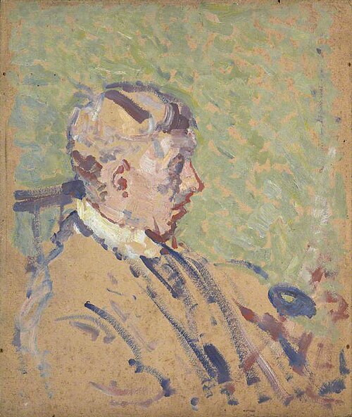 Spencer Frederick Gore, 1911, Harold Gilman