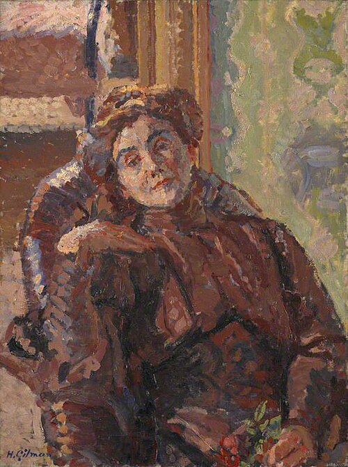 Stanislawa Bevan (née de Karlowska), 1913, Harold Gilman