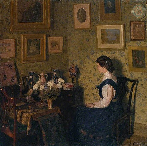 Edwardian Interior, 1907, Harold Gilman