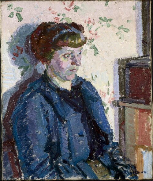 Sylvia Gosse, 1913, Harold Gilman