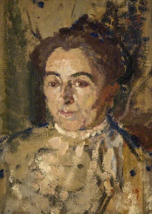 Portrait Study of a Woman, 1909, Harold Gilman