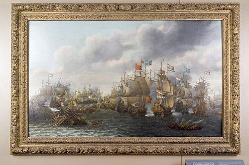 De derde dag van de Vierdaagse Zeeslag, 13 juni 1666, 1666, Pieter Cornelisz. van Soest