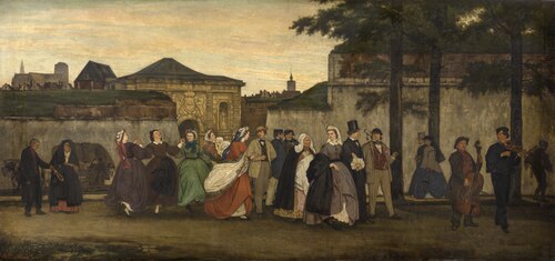 Antwerp wedding, 1866, Willem Linnig Junior