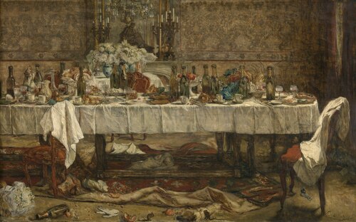 After the Wedding, 1875, Willem Linnig Junior