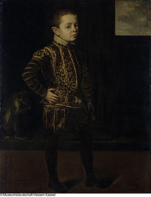 Bildnis eines fürstlichen Knaben, 1548, Antonio Moro