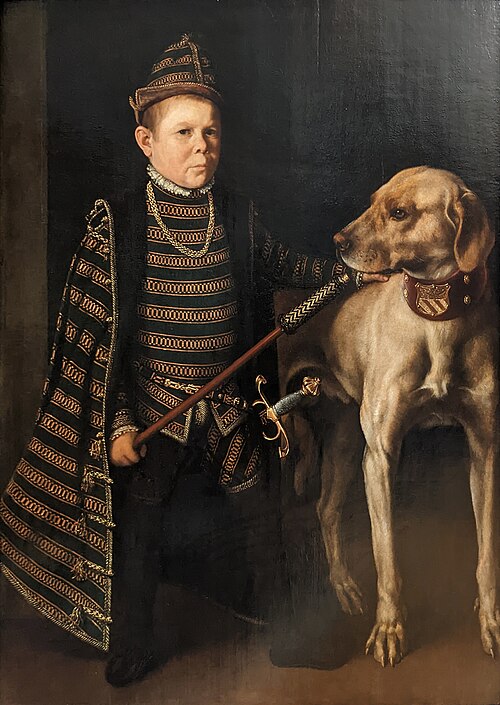 Le Nain du cardinal de Granvelle, 1560, Antonio Moro
