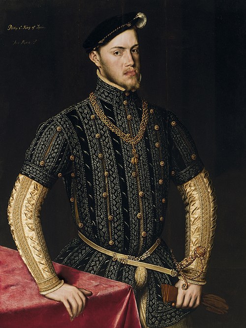 Portrait of Philip II of Spain, 1549, Antonio Moro