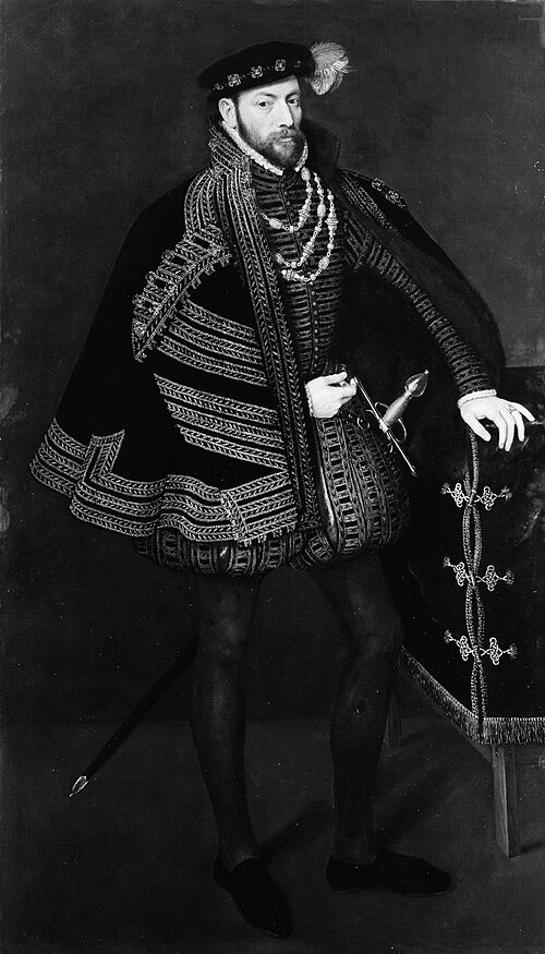 Portrait of a Man, Possibly Ottavio Farnese (1524–1586), Duke of Parma and Piacenza, 1563, Antonio Moro