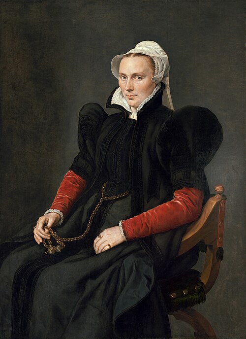 Portrait of a Seated Woman, 1565, Antonio Moro
