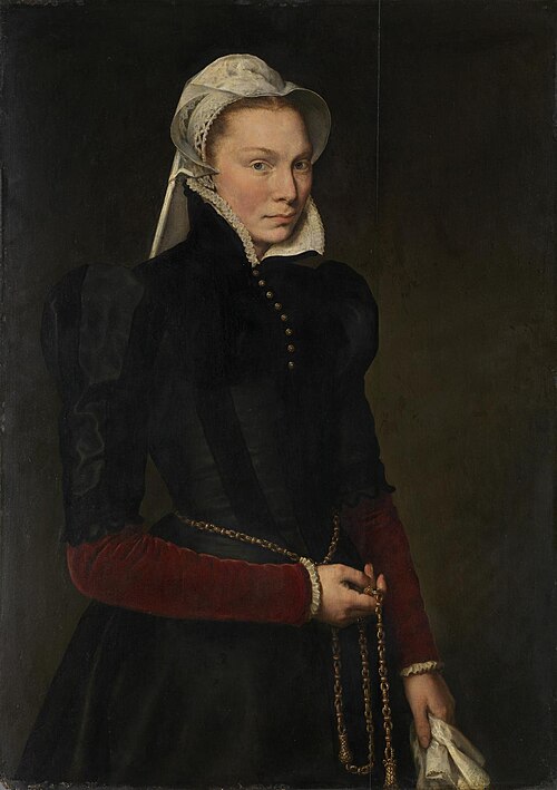Portrait of a lady, 1557, Antonio Moro