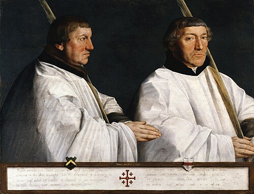 Portrait of Two Canons, 1544, Antonio Moro