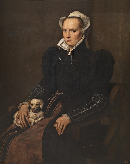 Portrait of a Seated Woman, 1565, Antonio Moro