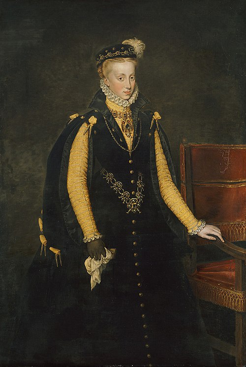 Anna von Österreich, Königin von Spanien, 1570, Antonio Moro