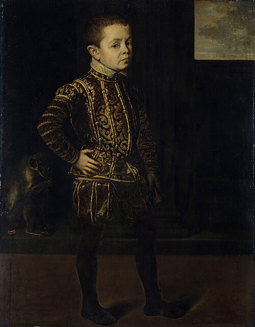 Portrait of a young prince, 1548, Antonis Mor