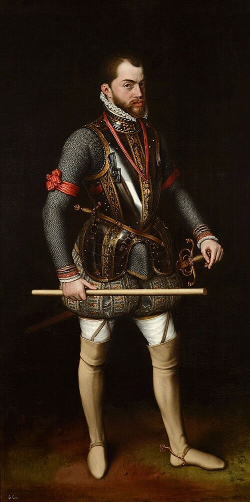 Philip II at the Battle of St. Quentin, 1560, Antonio Moro