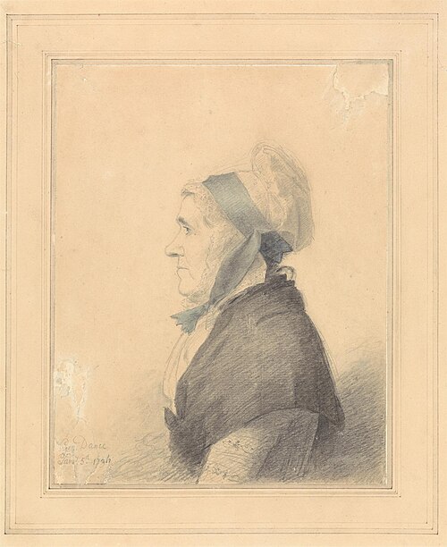 Portrait of an Elderly Lady, 1796, George Dance le Jeune