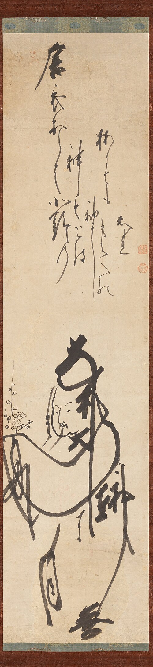 Tenjin on His Way to China, , Hakuin Ekaku